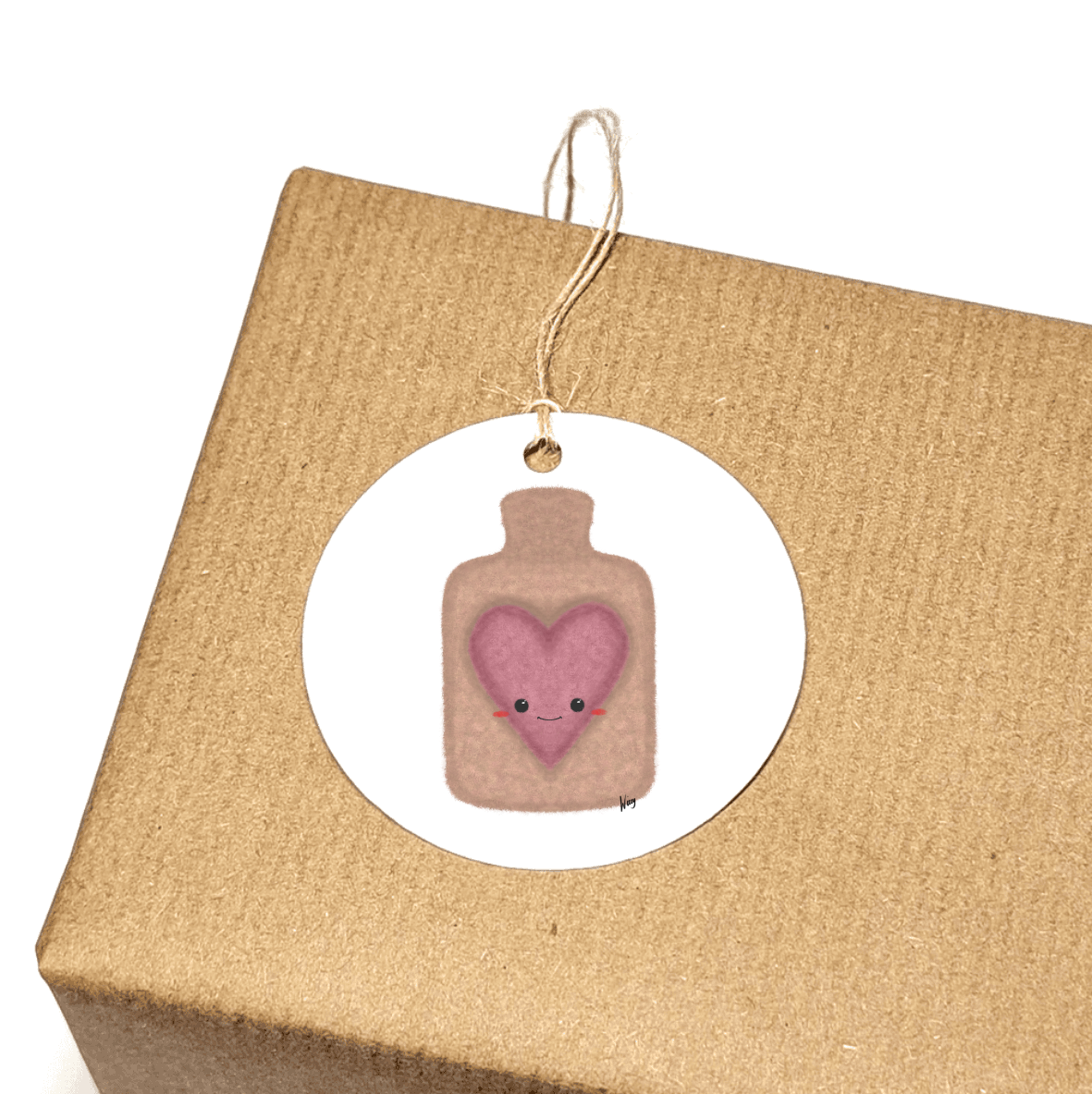 Set of 3 Gift Tags - Bob The Hottie Bottie