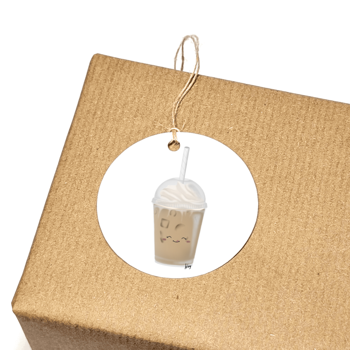 Set of 3 Gift Tags - Claudia The Coffee