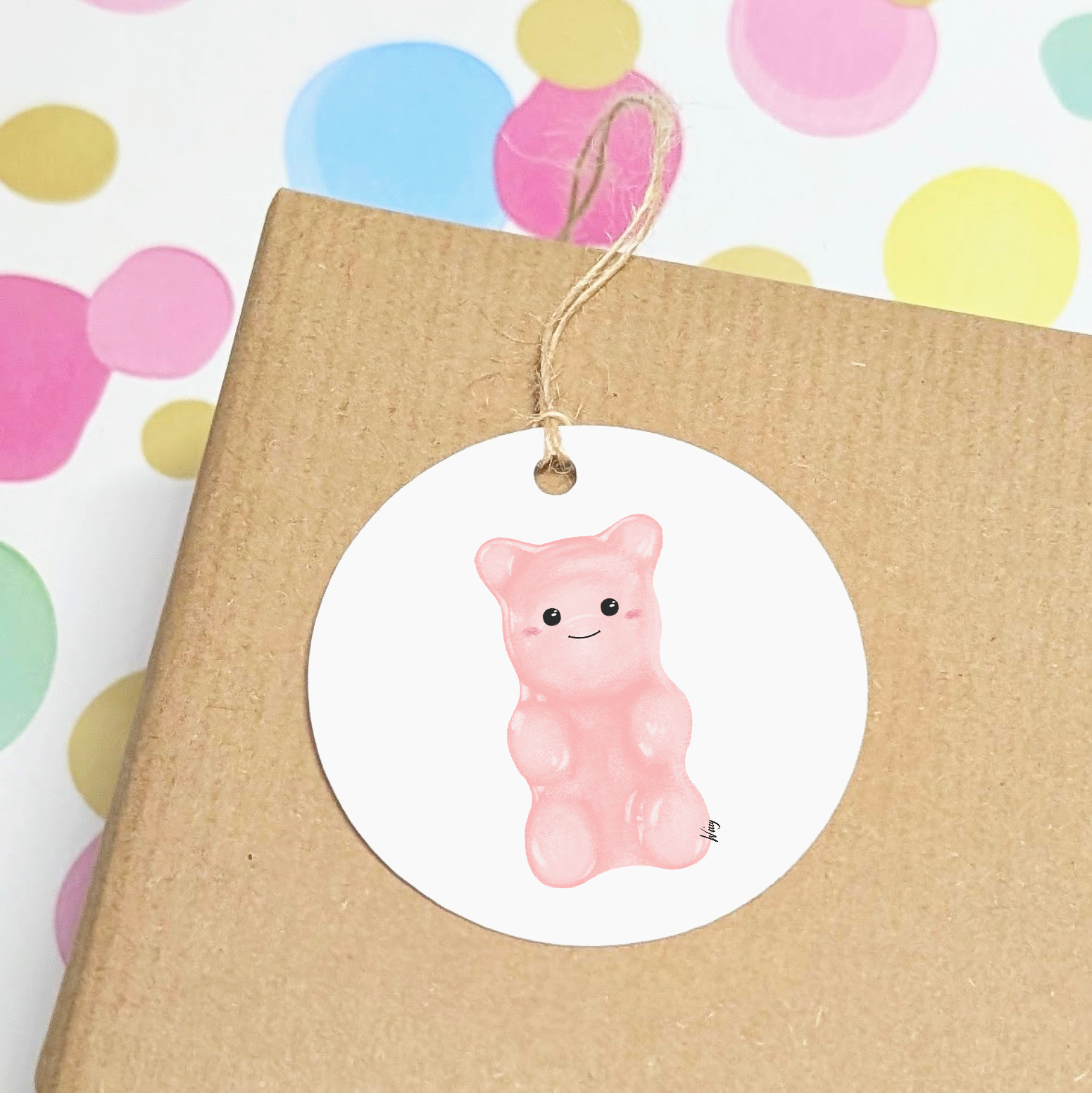 Set of 3 Gift Tags - Doug The Hug