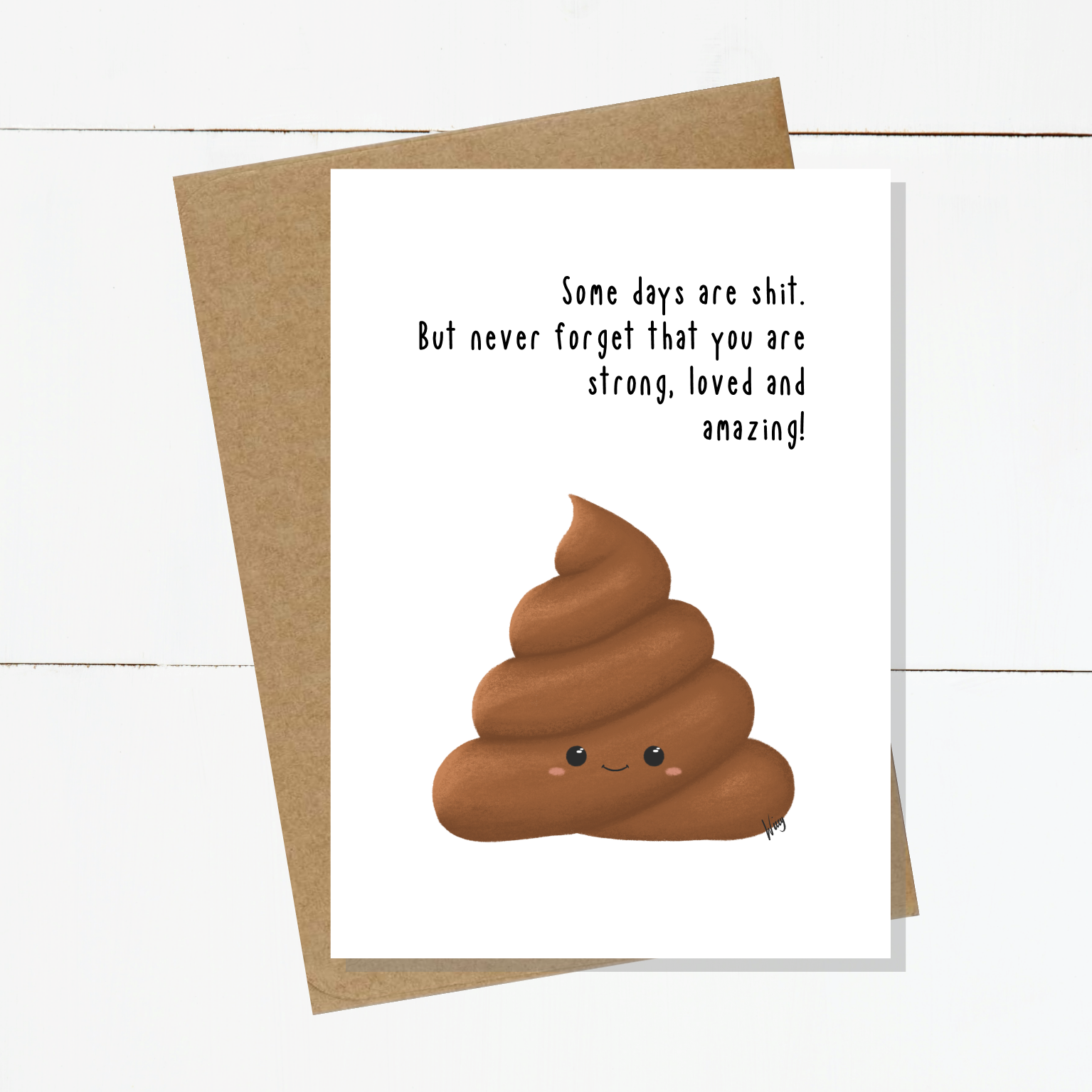 Cooper Pooper Some Days Are Shit Card