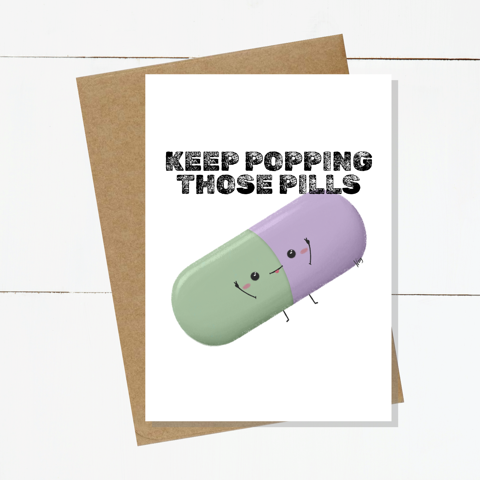 W&C Card Poster on wood - Lizzy KEEP ON POPPING exp.png