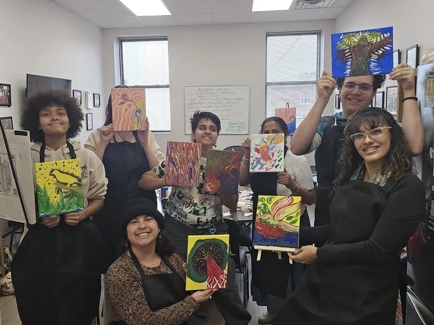 What a success! When we make space for creativity, we make space for ourselves. Thank you to everyone who showed up and painted with us. Healing doesn&rsquo;t always look the same&mdash;and that&rsquo;s the beauty of it. 🖌️🖼️
&bull;
&bull;
&bull;
#