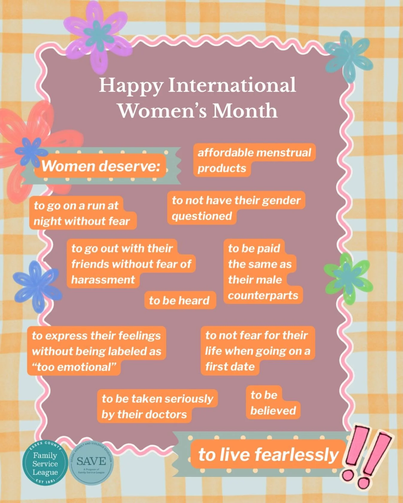 All women deserve to live without fear! 
&bull;
&bull;
&bull;
#internationalwomensday 
#equality
#fearless
#sexualviolence 
#survivor