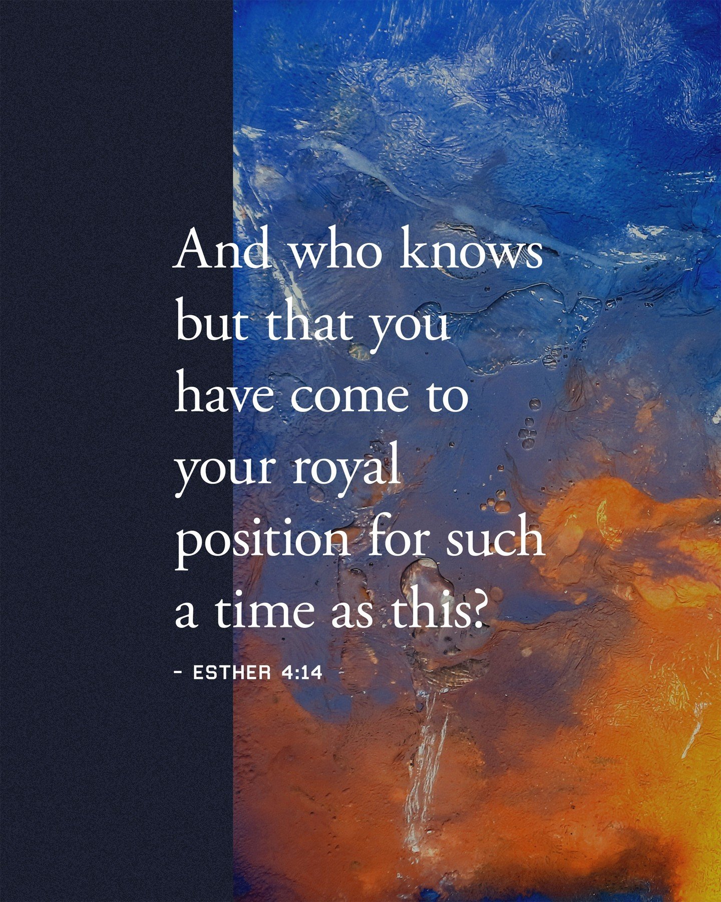 &quot;And who knows but that you have come to your royal position for such a time as this?&quot; - Esther 4:14
.
.
.
#church #god #morning #jesus #christ #love #christian #worship #bible #esther