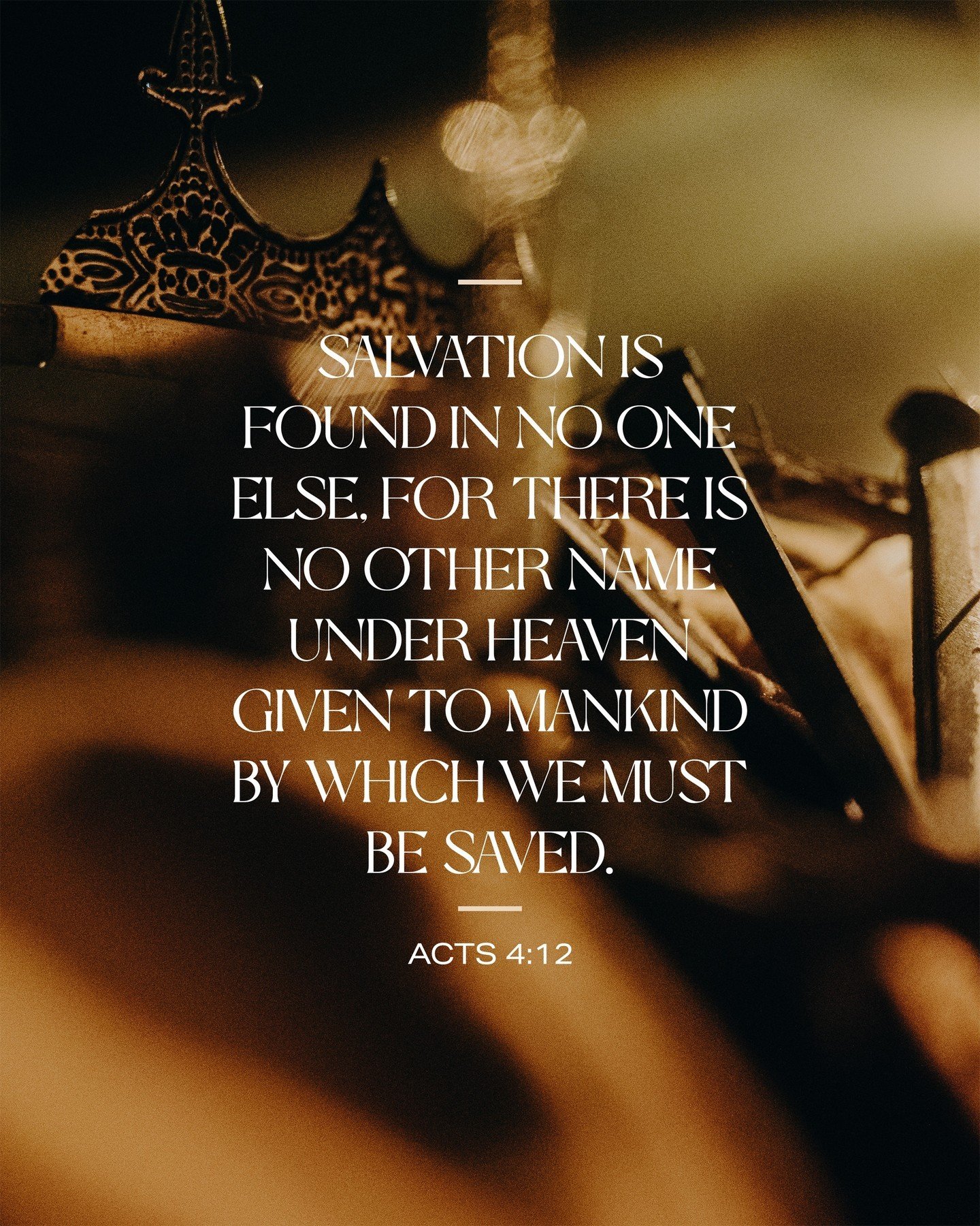 &quot;Salvation is found in no one else, for there is no other name under heaven given to mankind by which we must be saved.&quot; - Acts 4:12
.
.
.
#church #god #morning #jesus #christ #love #christian #worship #bible #acts