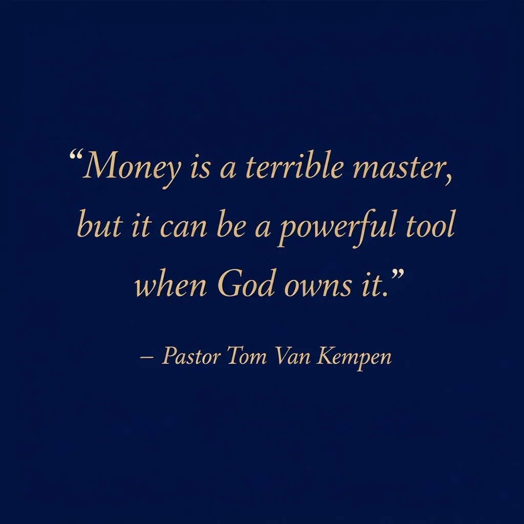 &ldquo;Money is a terrible master, but it can be a powerful tool when God owns it.&rdquo;