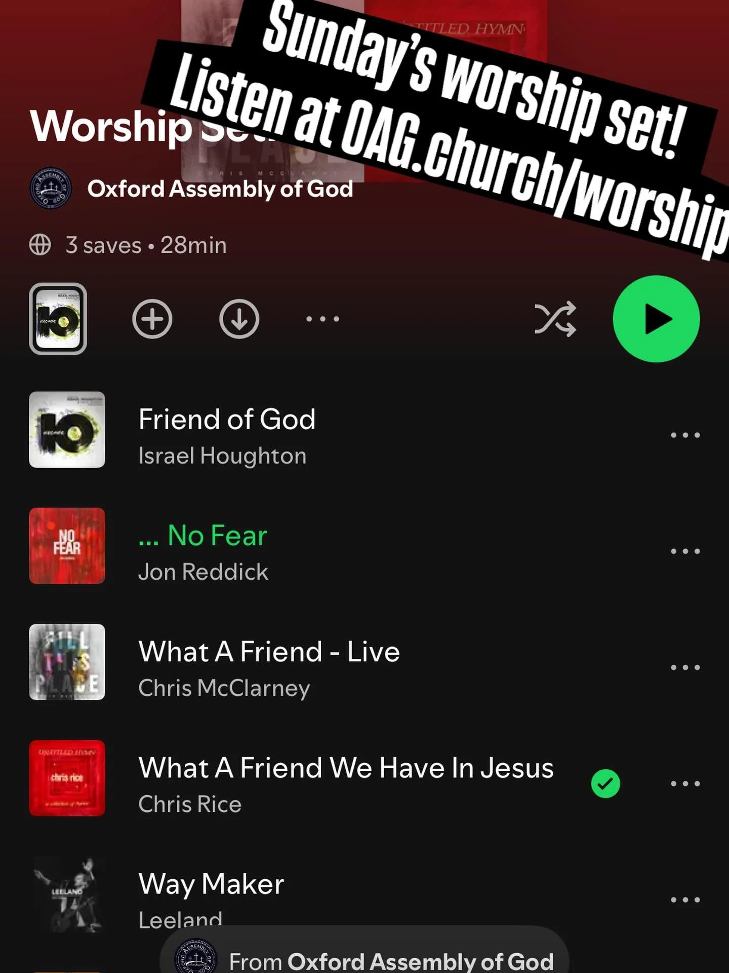 Can&rsquo;t wait to worship with you tomorrow!
Listen at Link in Bio.