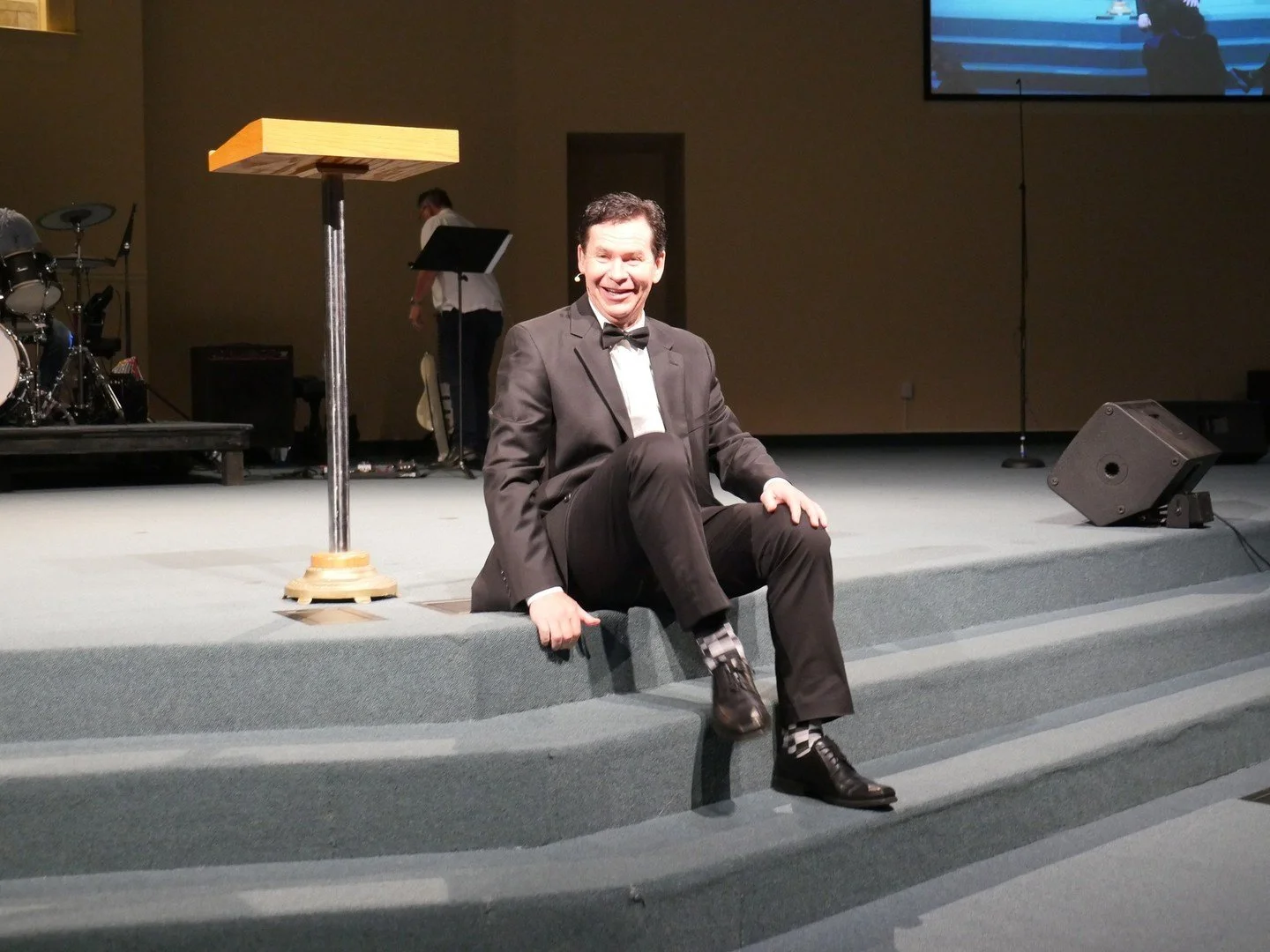 Yesterday's service was so much fun! PT's message about using biblical wisdom to raise families was powerful and on point. Plus the bowtie was awesome!