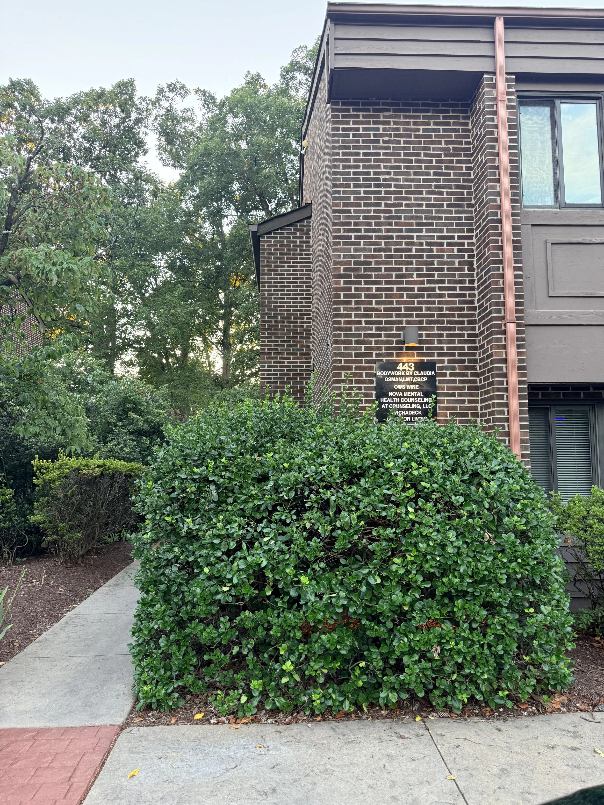 Entrance to 443B Carlisle Drive, Herndon.