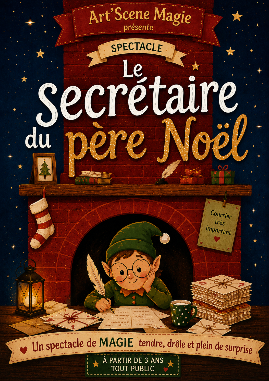 Spectacle de Magie jeune public. Spectacle enfants à partir de 3 ans . Arbre de Noël . École.  Maternelle.  Centre de loisirs.  Entreprise.  Collectivités