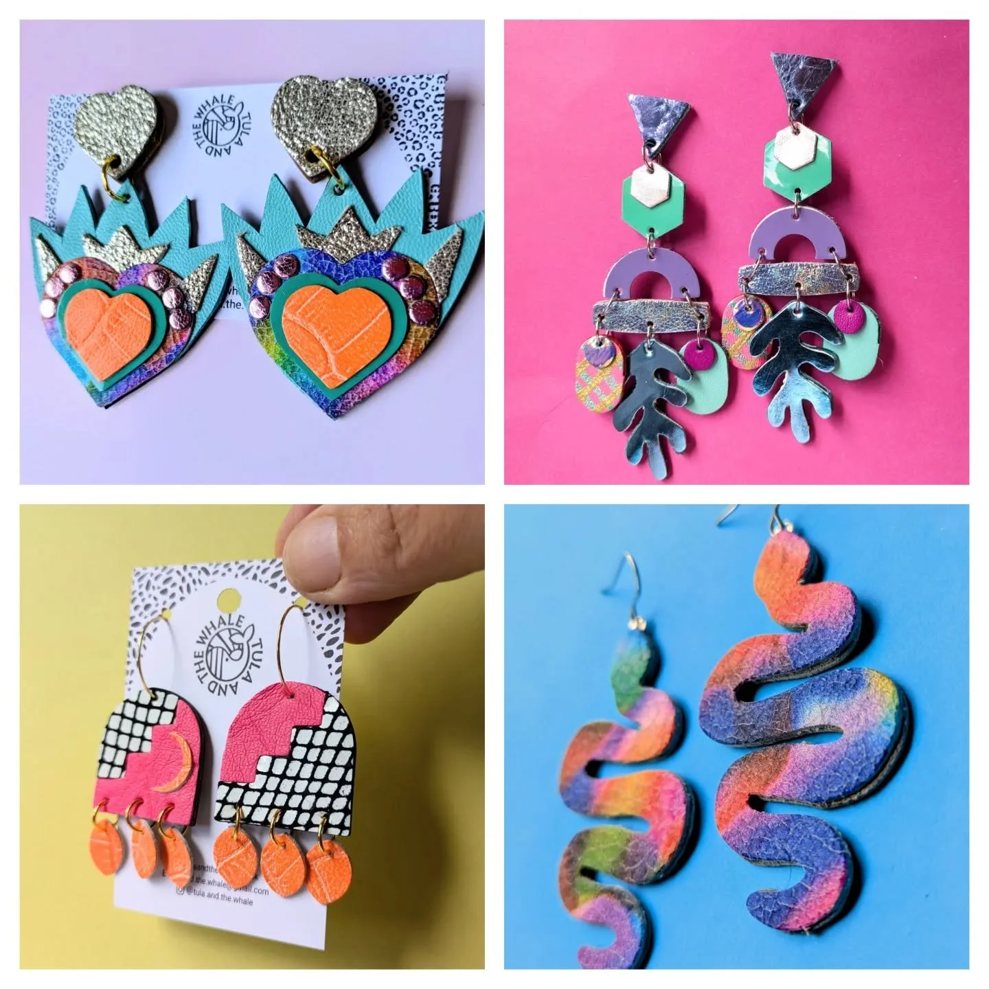Landing on the website this Friday at 6pm - this colourful bunch and lots more. Only 2 or 3 pieces of each design/colour! 

If your signed up to my infrequent newsletter - keep an eye on your inbox, I'll be sending out a free postage code.
