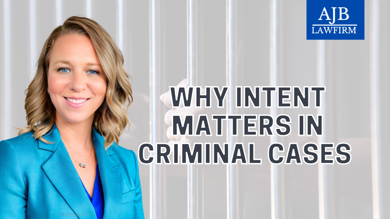 Why Intent Matters in Criminal Cases