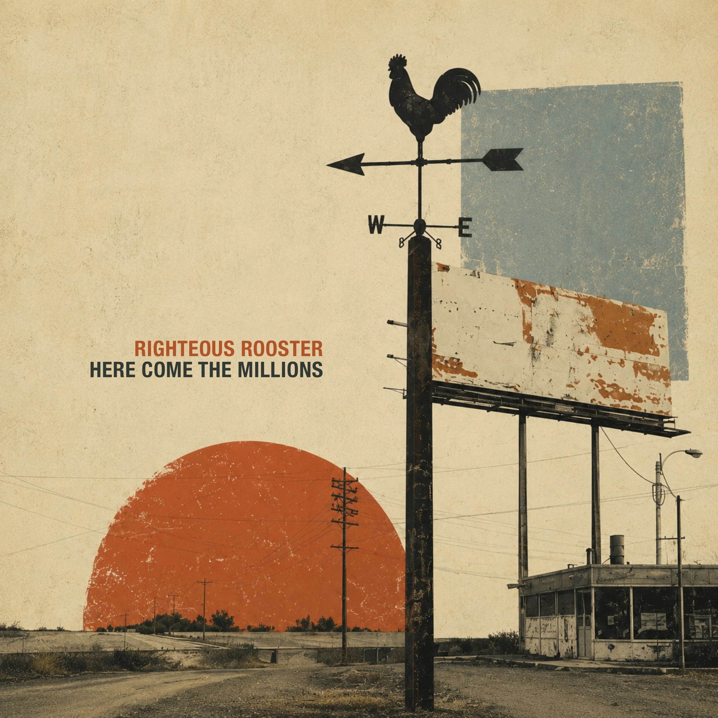 Righteous Rooster – Here Come The Millions album cover
