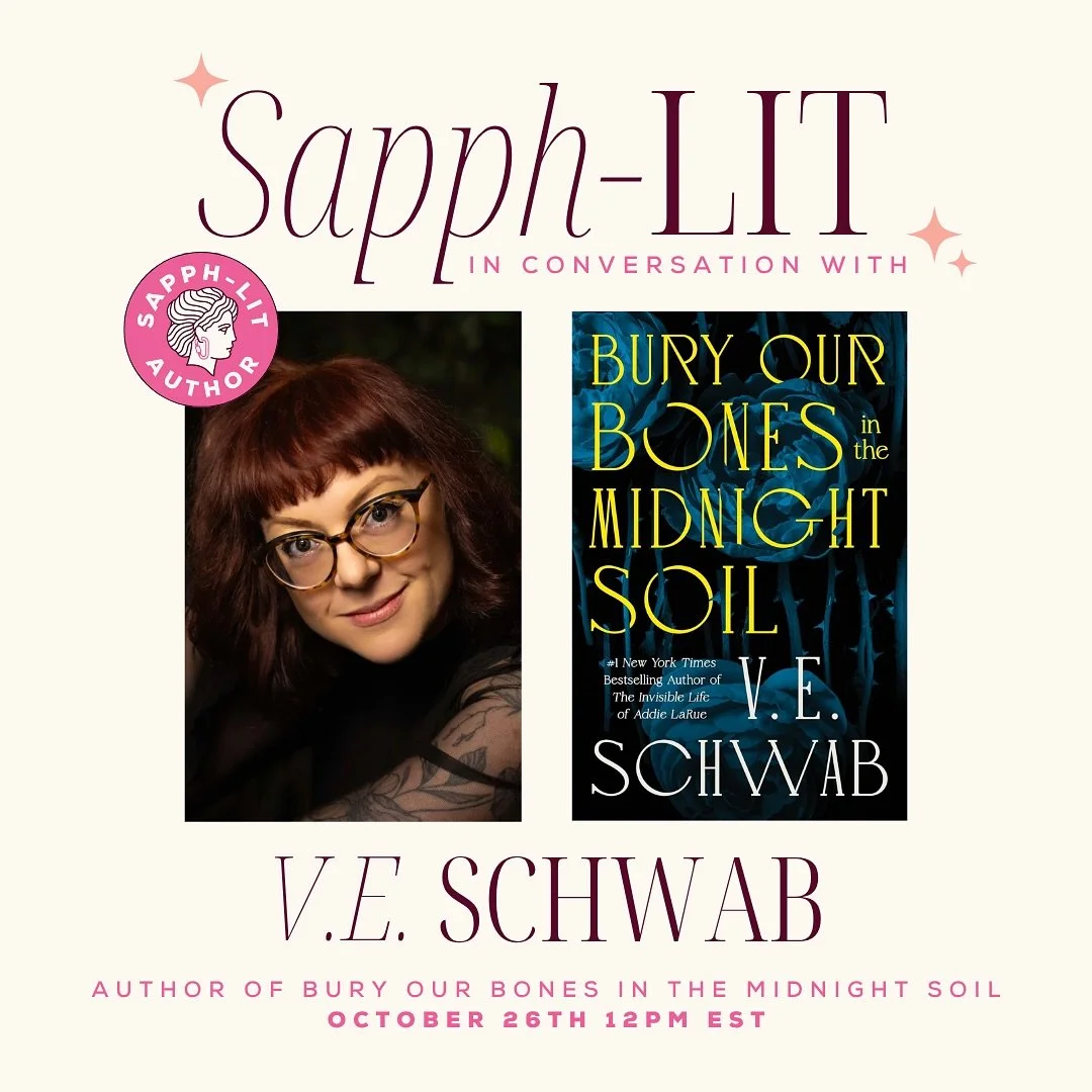 SO excited to chat with the one and only @veschwab in a few weeks all about our October book pick: BURY OUR BONES IN THE MIDNIGHT SOIL 🧛🏻&zwj;♀️💗✨ Drop any questions you have for them in the comments! xx