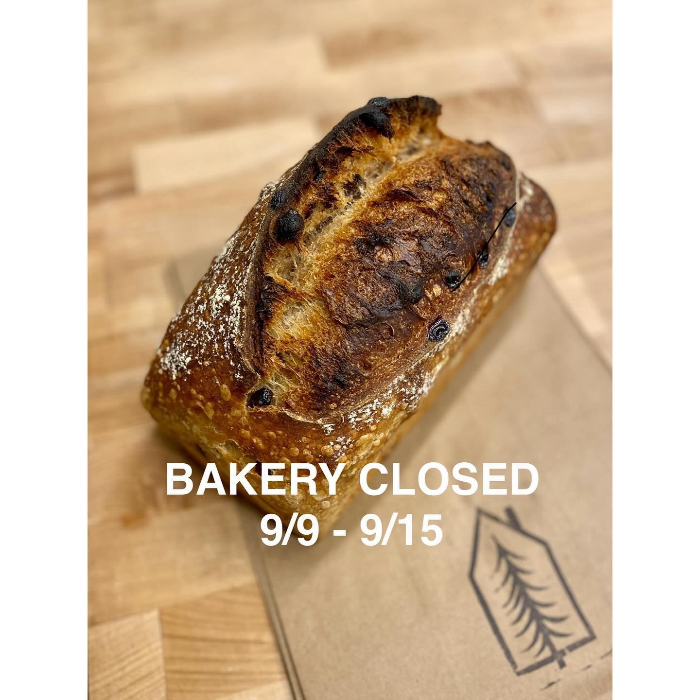 Spruce House Bread will be closed September 9th-15th. No porch pickups or Farmers Market. More information in this Saturday&rsquo;s email. You can still get bread this week before closing including at @peopleproducebelleview on Sunday 9/8!