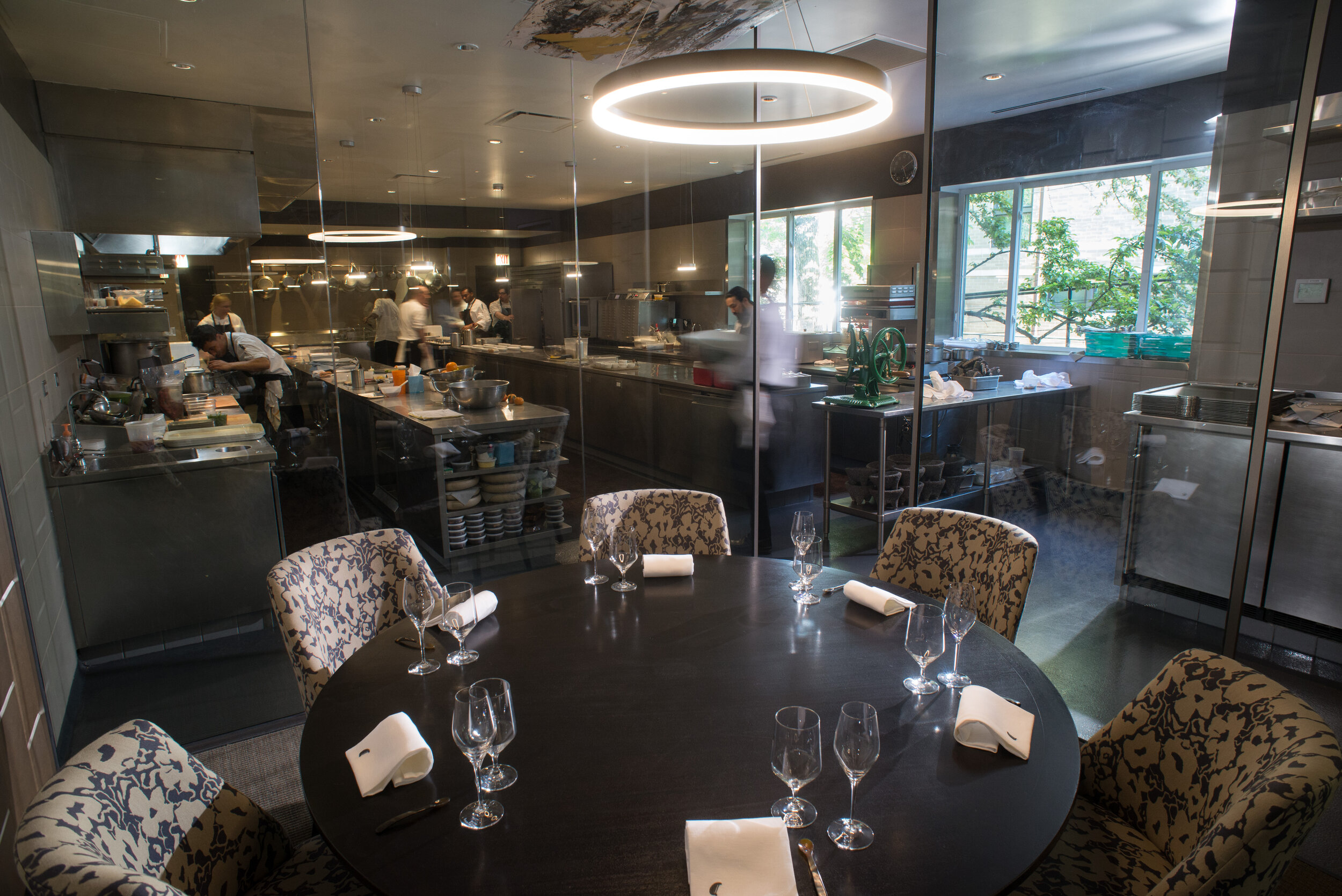 alinea kitchen table and salon