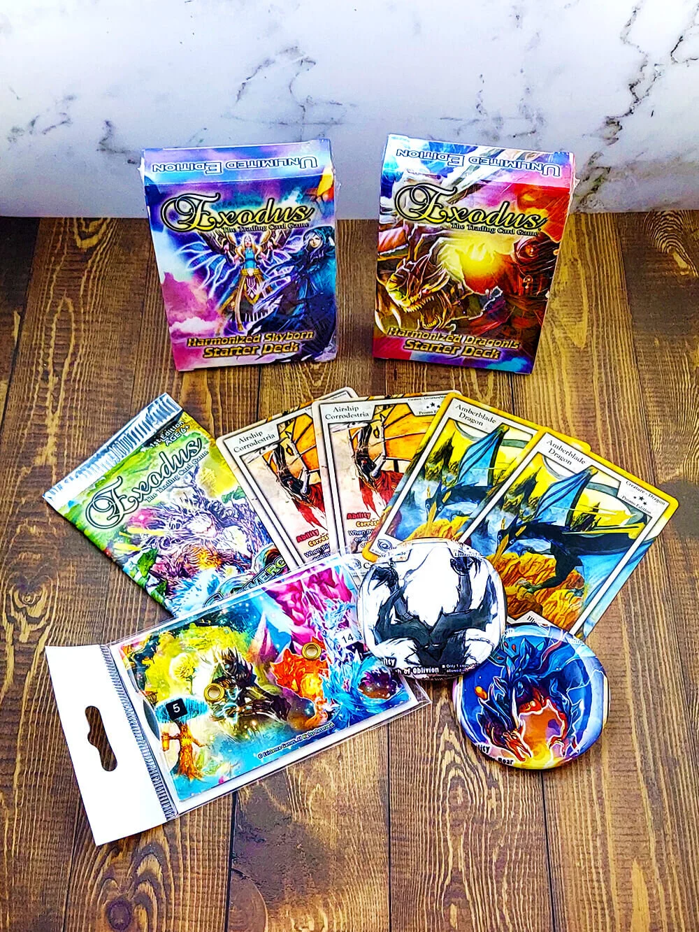 exodus booster box Vintage Expedition Pokmon towering drums Magic the Gathering TCG: Exodus