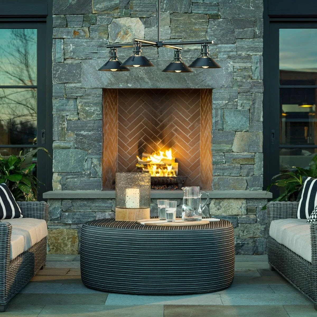 With our ever-changing world, outdoor living spaces have become essential. @hubbardtonforge&rsquo;s new 2021 designs are here to fit your needs! 

With outdoor spaces comes unpredictable weather, Hubbardton&rsquo;s Coastal Outdoor Finish has been ext
