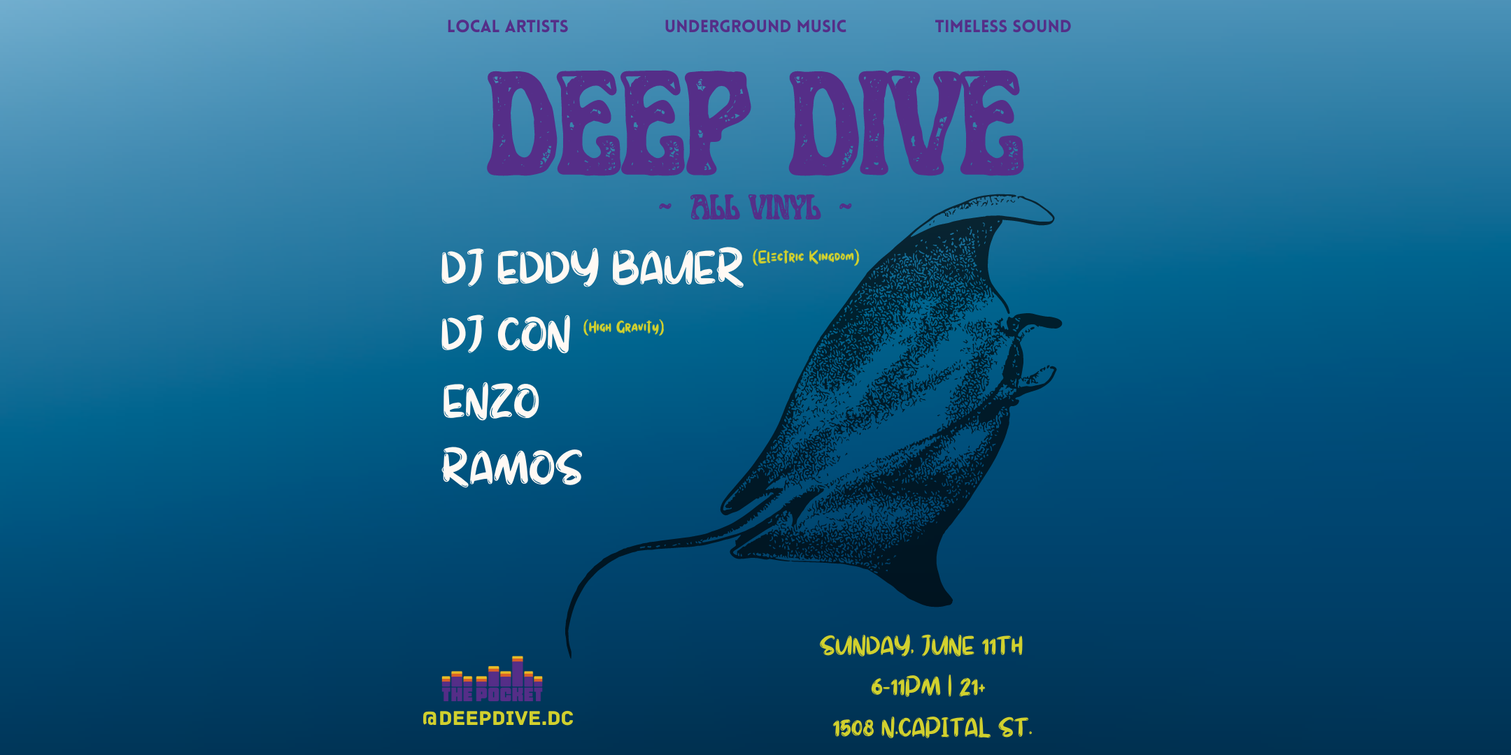 Deep Dive DC Ft. DJ Eddy Bauer and DJ Con