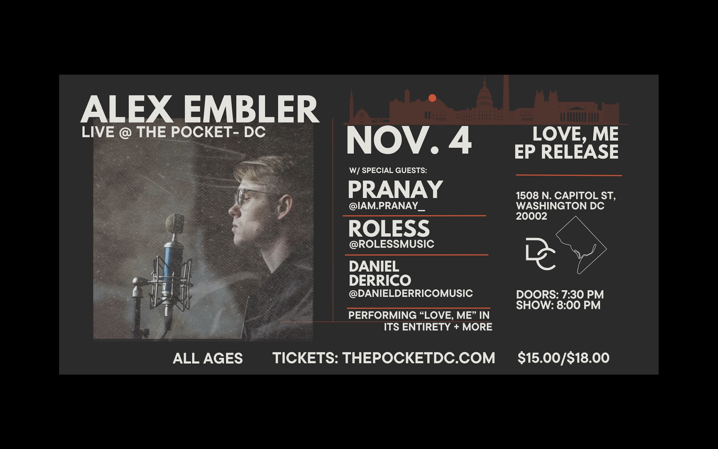 Alex Embler w/ Pranay + Roless + Derrico