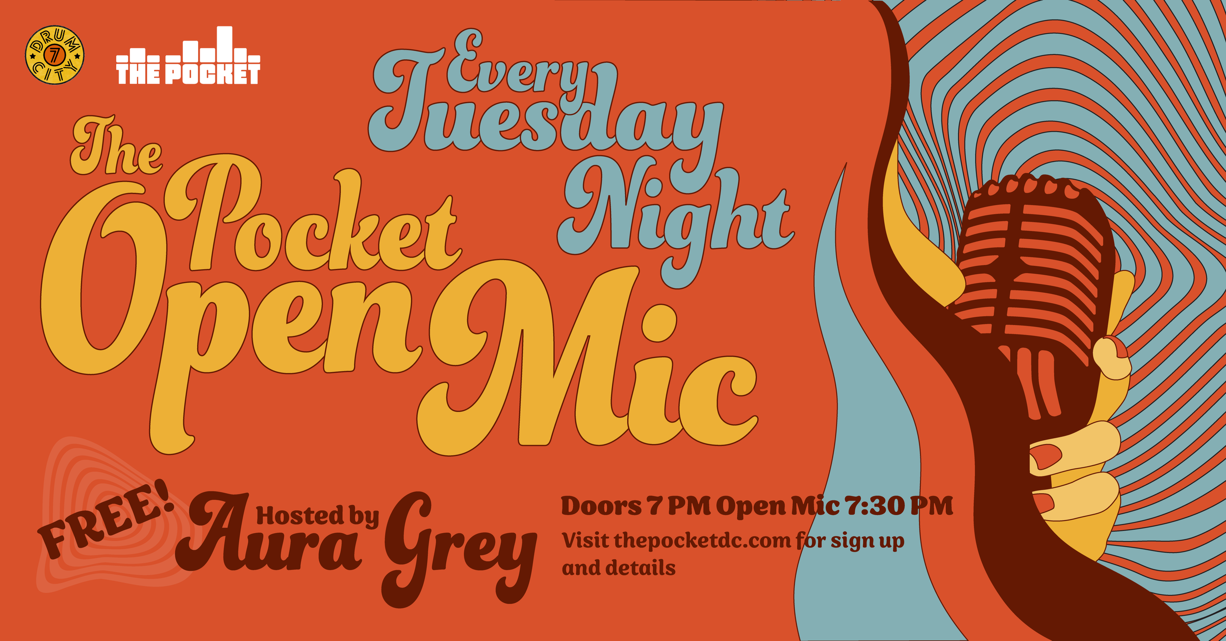 The Pocket Open Mic Hosted By Aura Grey