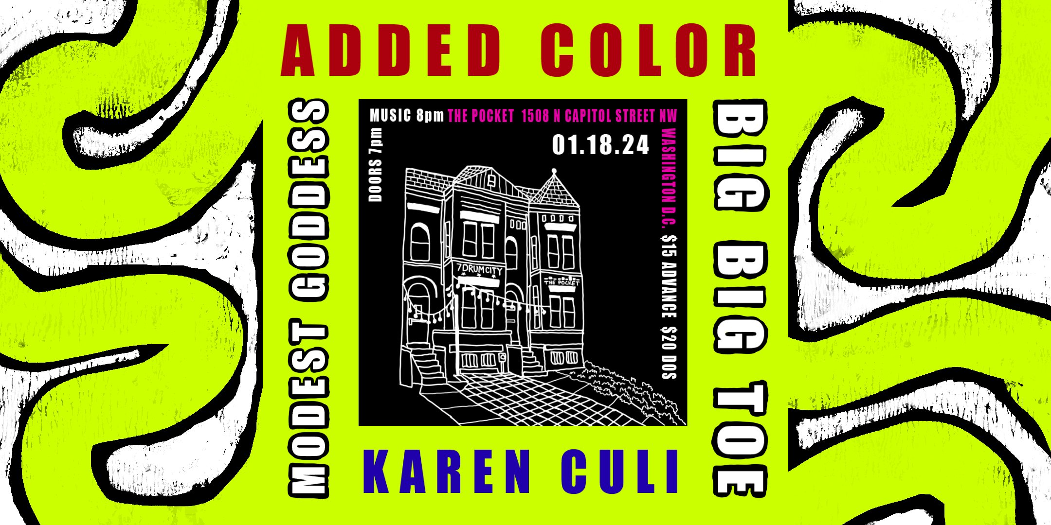Added Color w/ Karen Culi, Modest Goddess, Big Big Toe