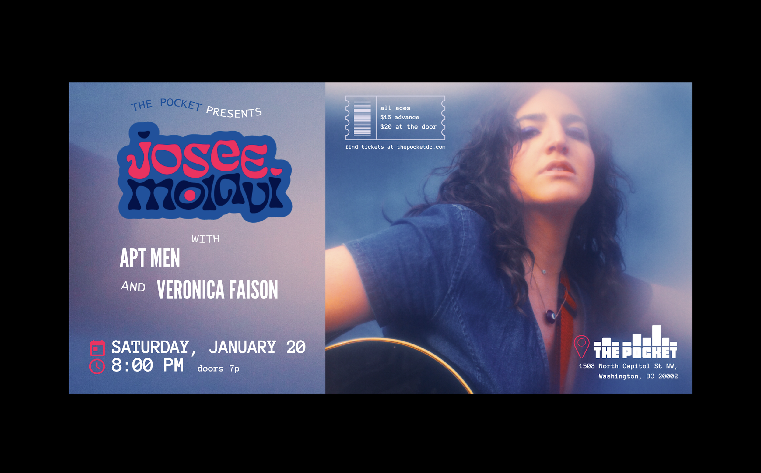 Josee Molavi w/ Apt Men and Veronica Faison