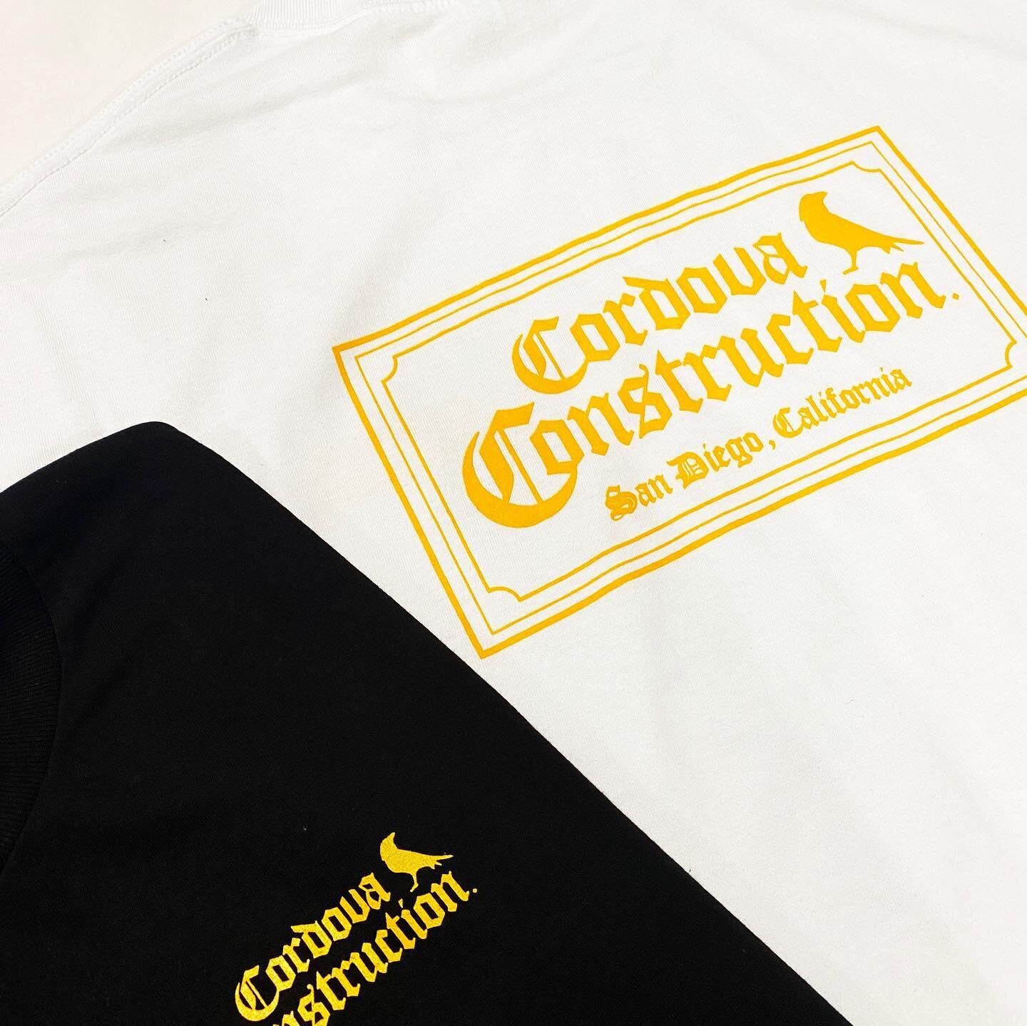 Original Design/Print for Cordova Construction
#SanDiego
#ScreenPrint