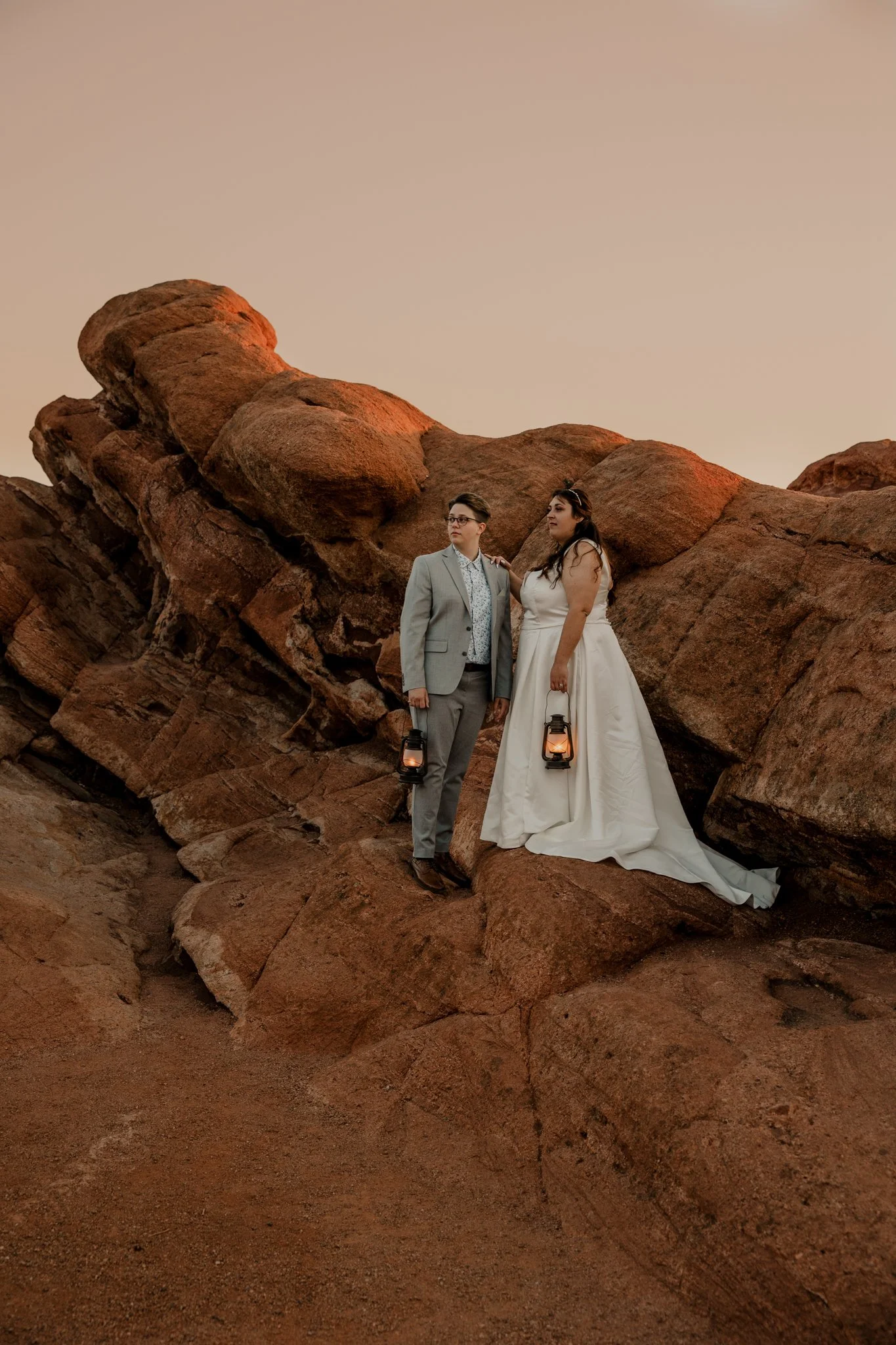 Destination elopement at Garden of the Gods.