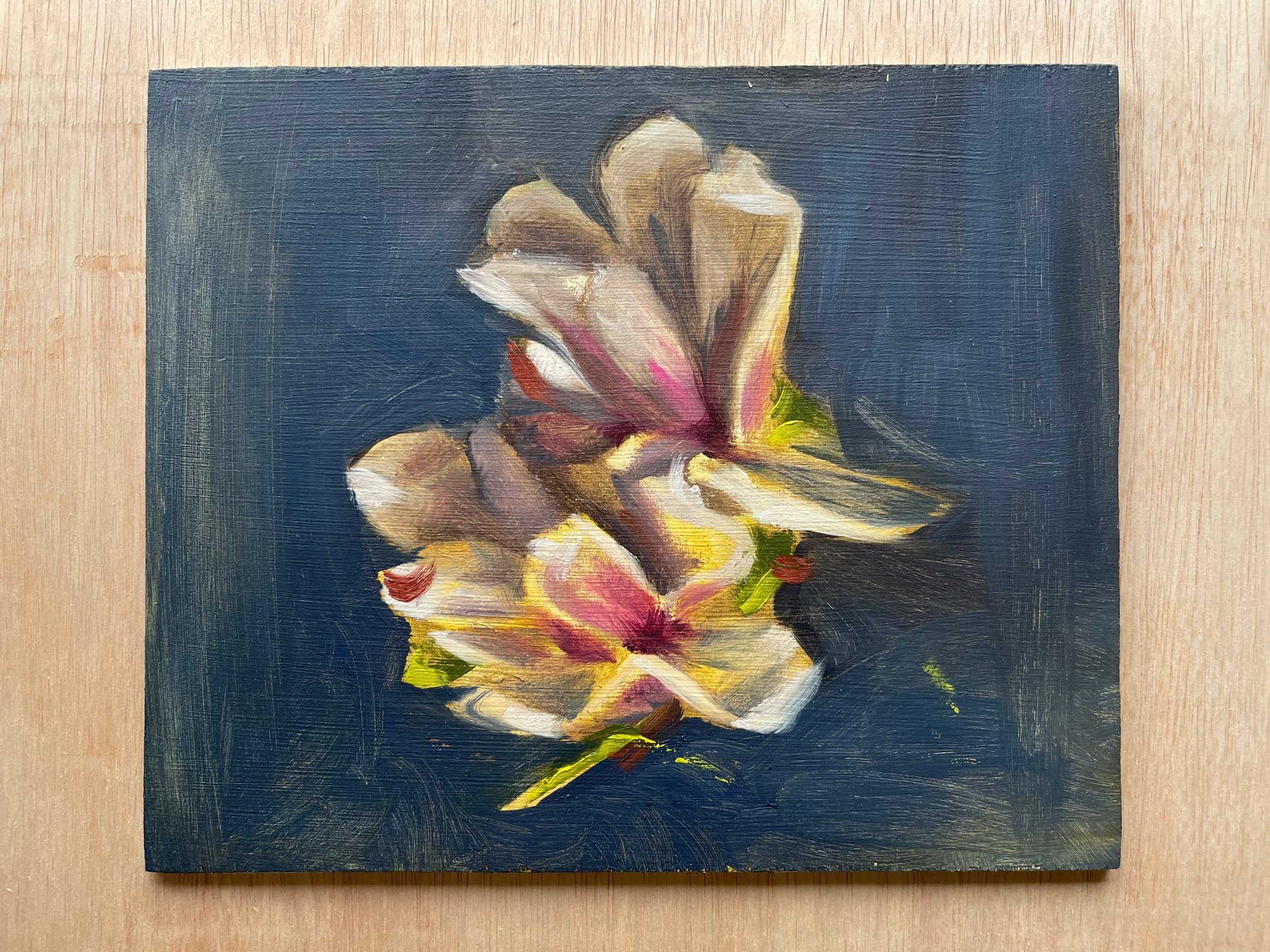 Painting is a shape language. Using stories as a foundation for play. 