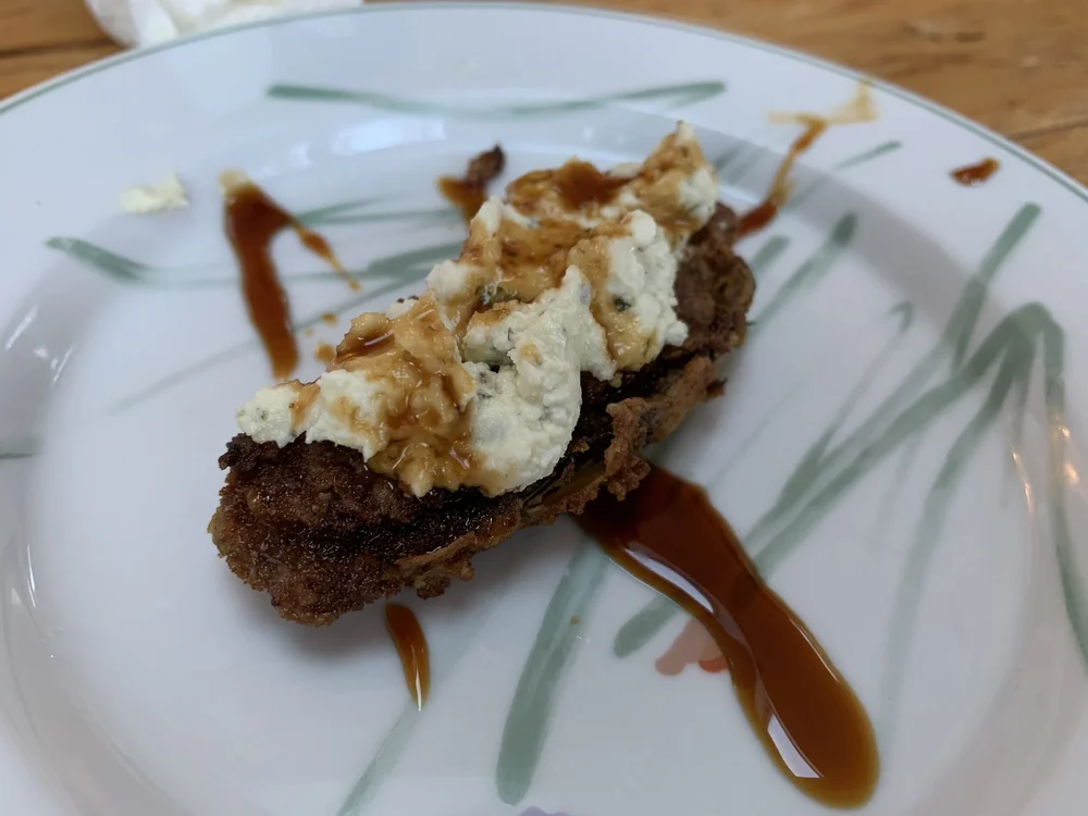 A dish from a PAV-1 Kitchen dinner