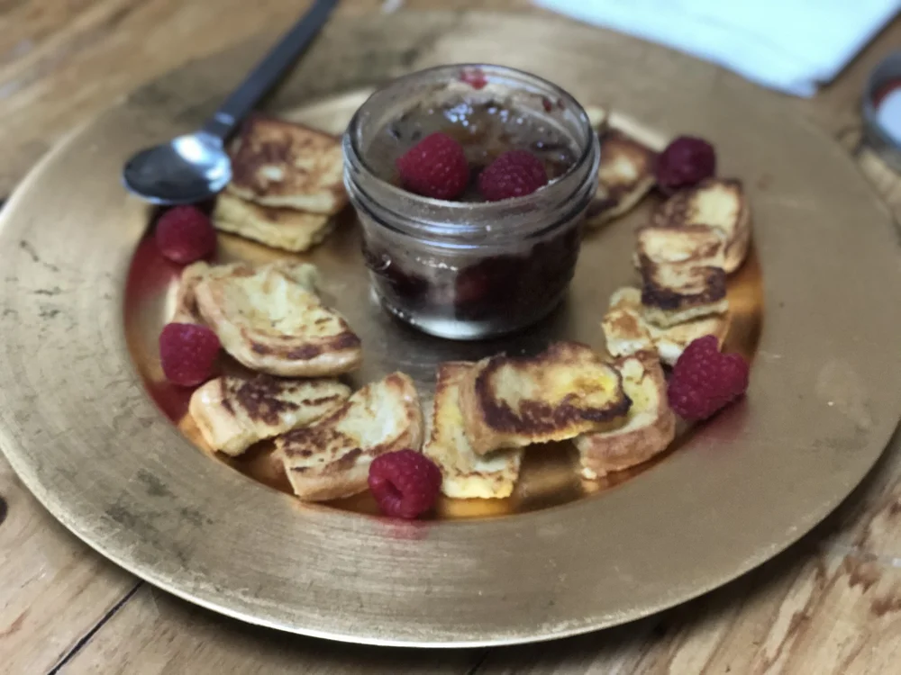 A dish from a PAV-1 Kitchen dinner