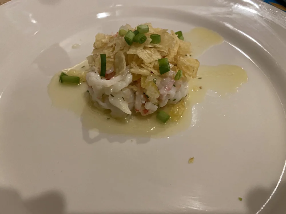 A dish from a PAV-1 Kitchen dinner