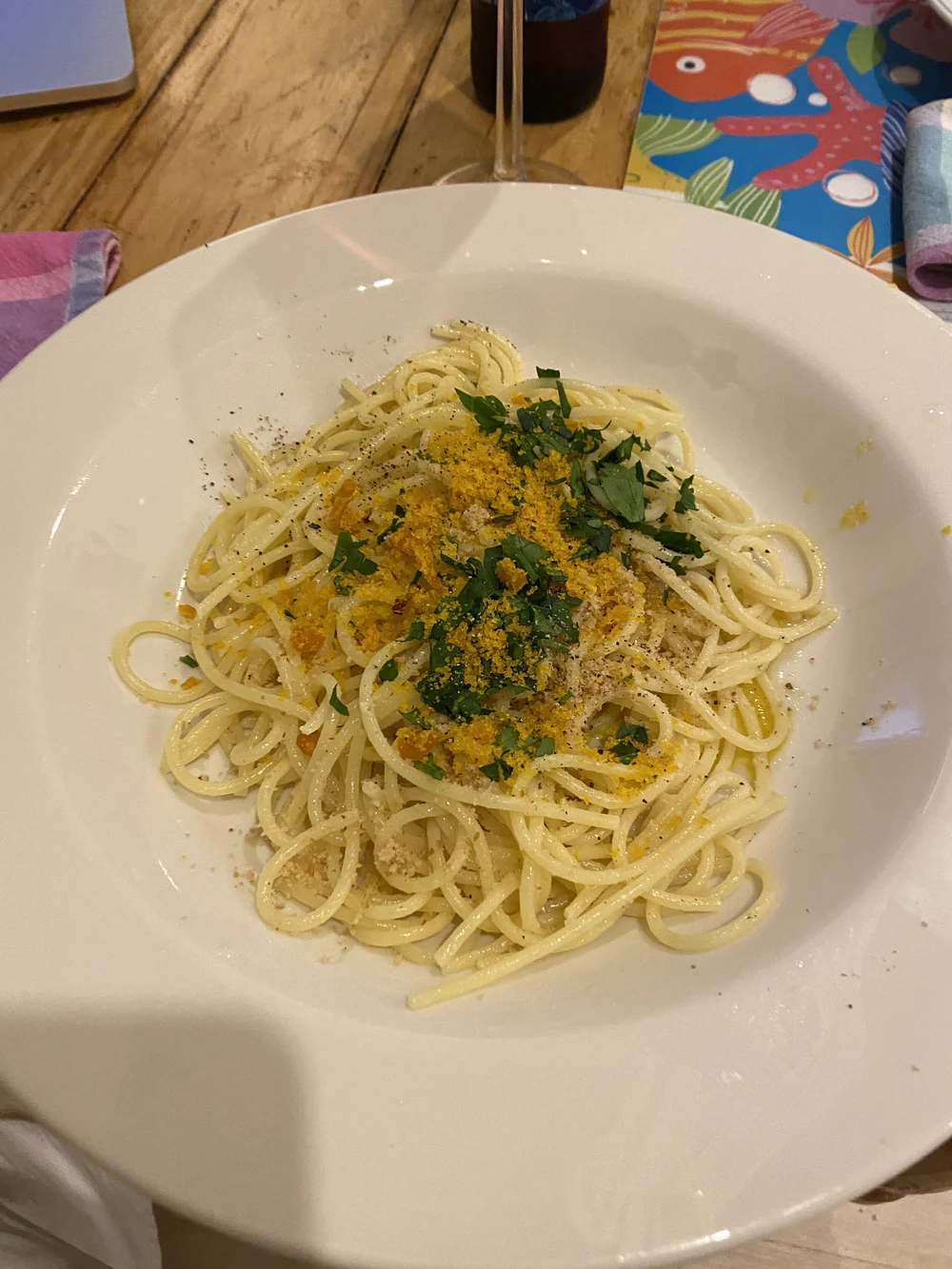 A dish from a PAV-1 Kitchen dinner
