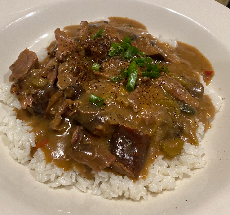 A dish from a PAV-1 Kitchen dinner