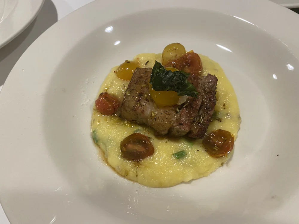 A dish from a PAV-1 Kitchen dinner