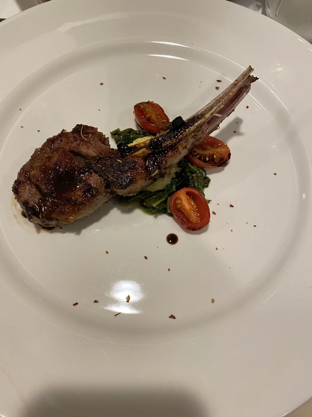 A dish from a PAV-1 Kitchen dinner