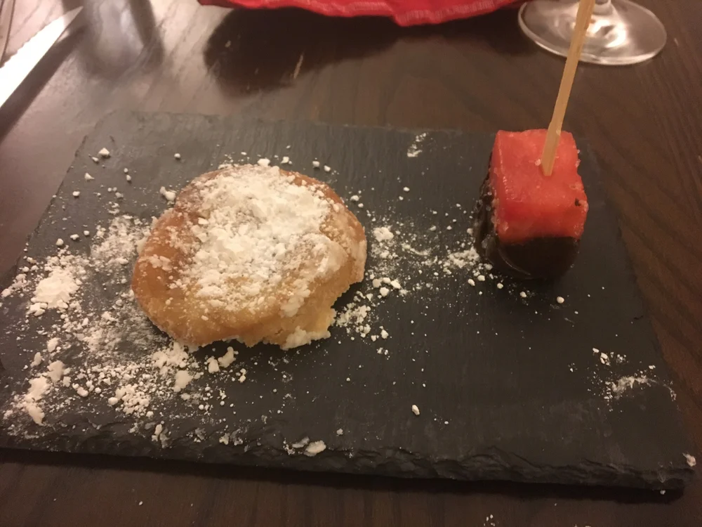 A dish from a PAV-1 Kitchen dinner