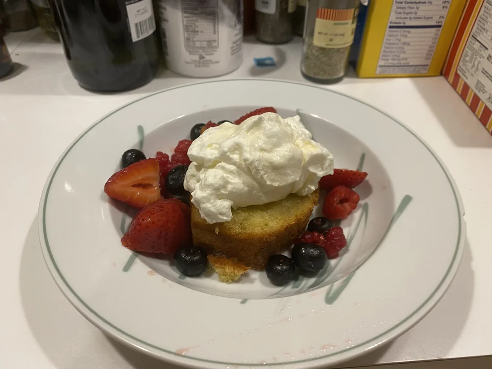 A dish from a PAV-1 Kitchen dinner