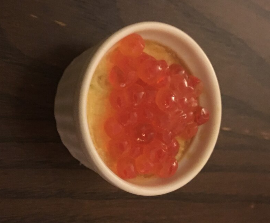 A dish from a PAV-1 Kitchen dinner