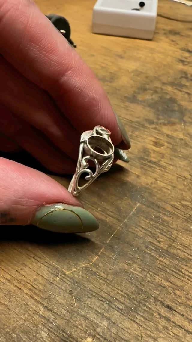 Hope everyone had a wonderful turkey day! I spent most of it in my shop cracking out another awesome ring design. This one is also being molded so that I can offer them custom sized and with your choice of metals and gems! Definitely feeling like I&r