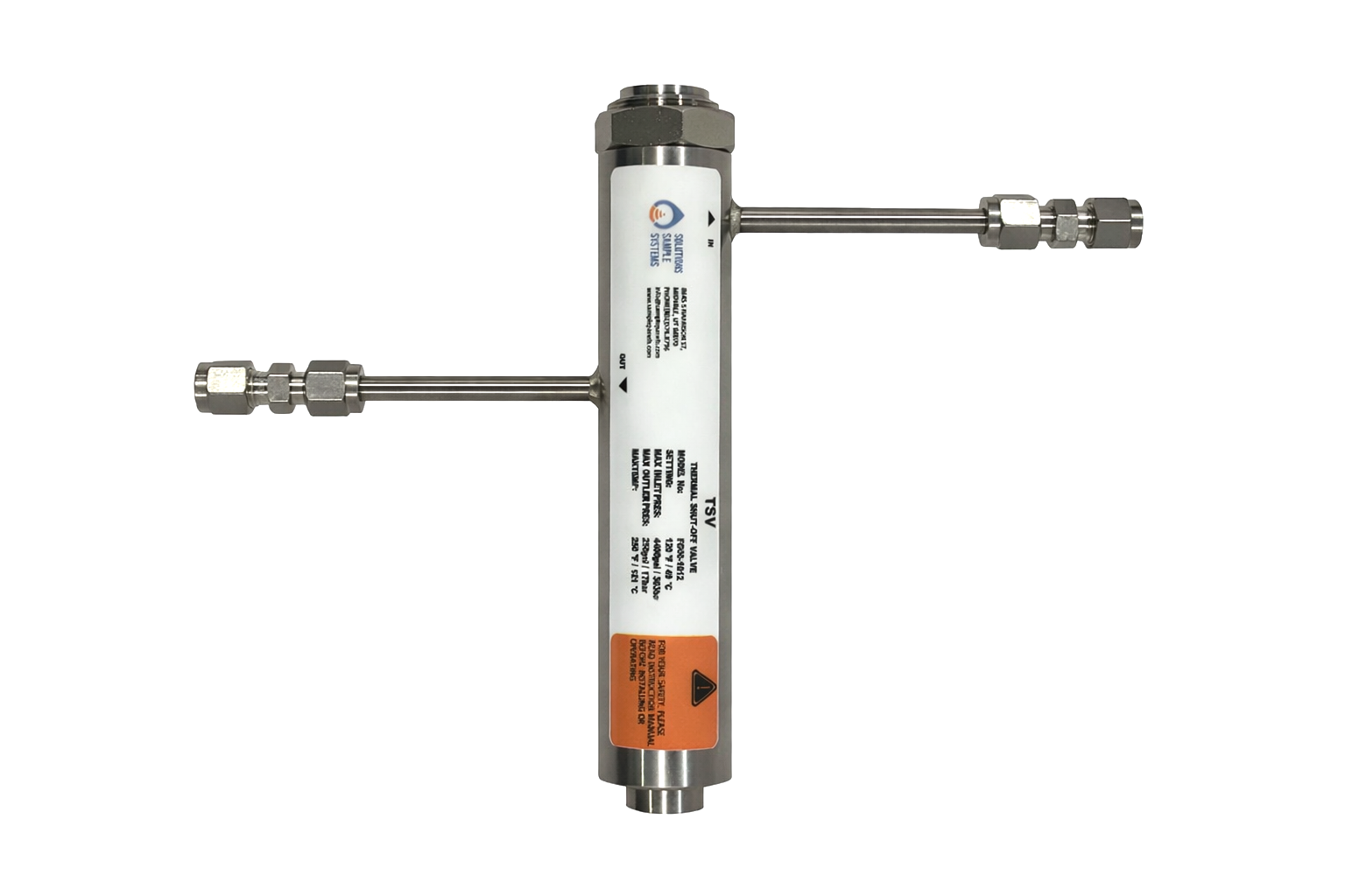 S-Style Thermal Shut Off Valve Solutions P/N: FG00-1012 — Solutions ...