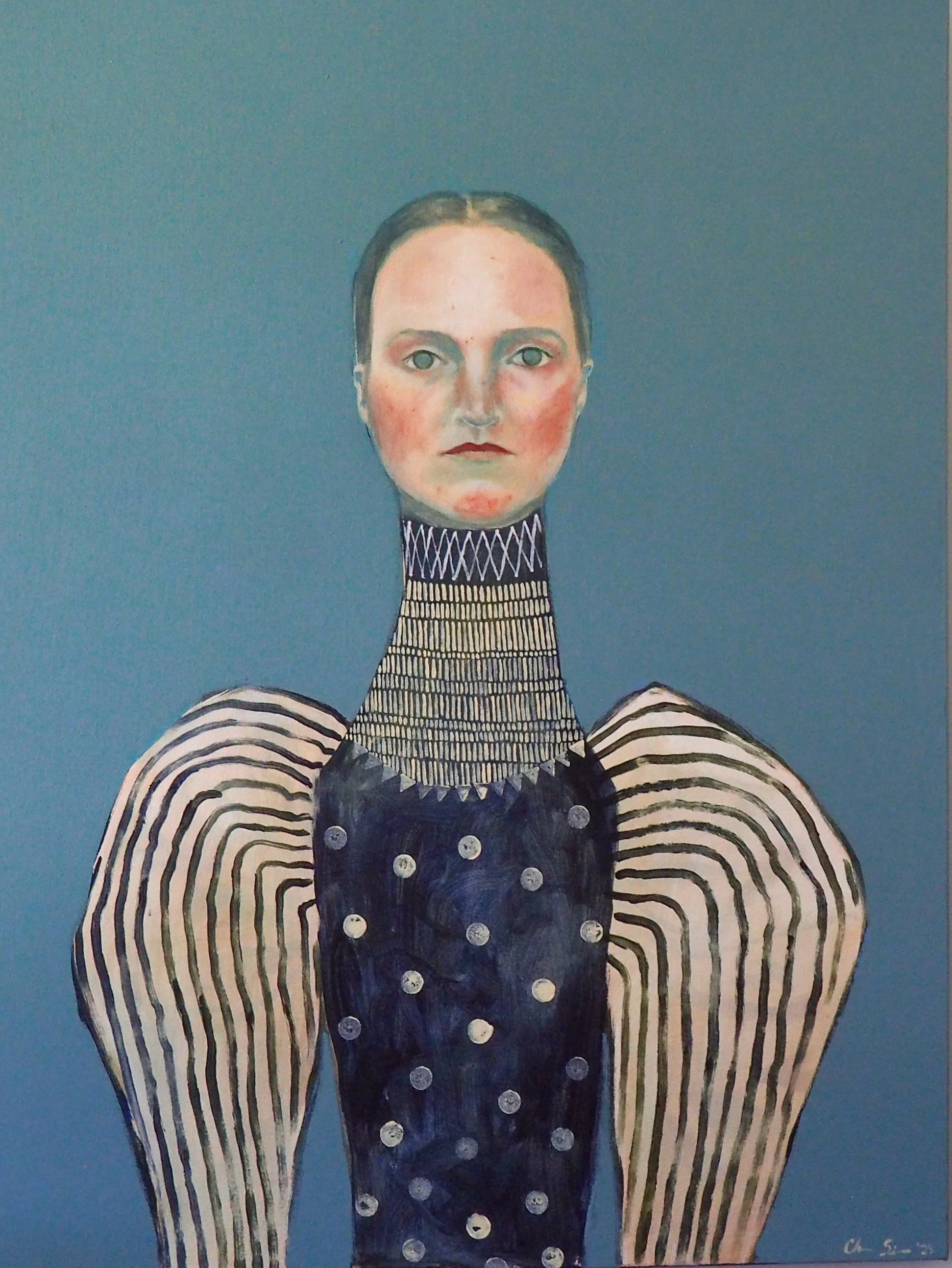 Me, Pretending not to be Jealous, acrylic on canvas, 30' x 40" 2025