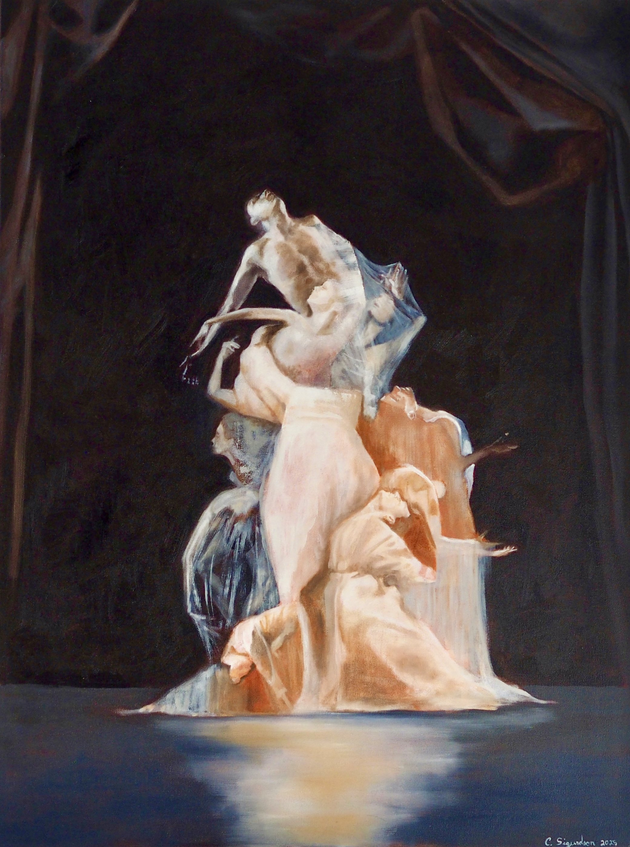 The Rumpus, oil on canvas, 2026