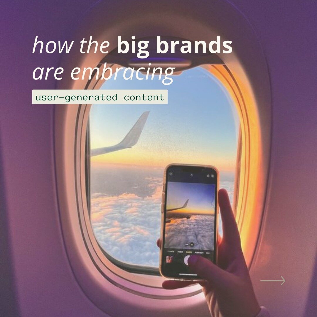 User-generated content (UGC) has become a vital component of any business&rsquo;s content strategy. The beauty of it? You can lean on your audience to create content for you. Here's how some of my favourite brands are harnessing UGC. Which other bran