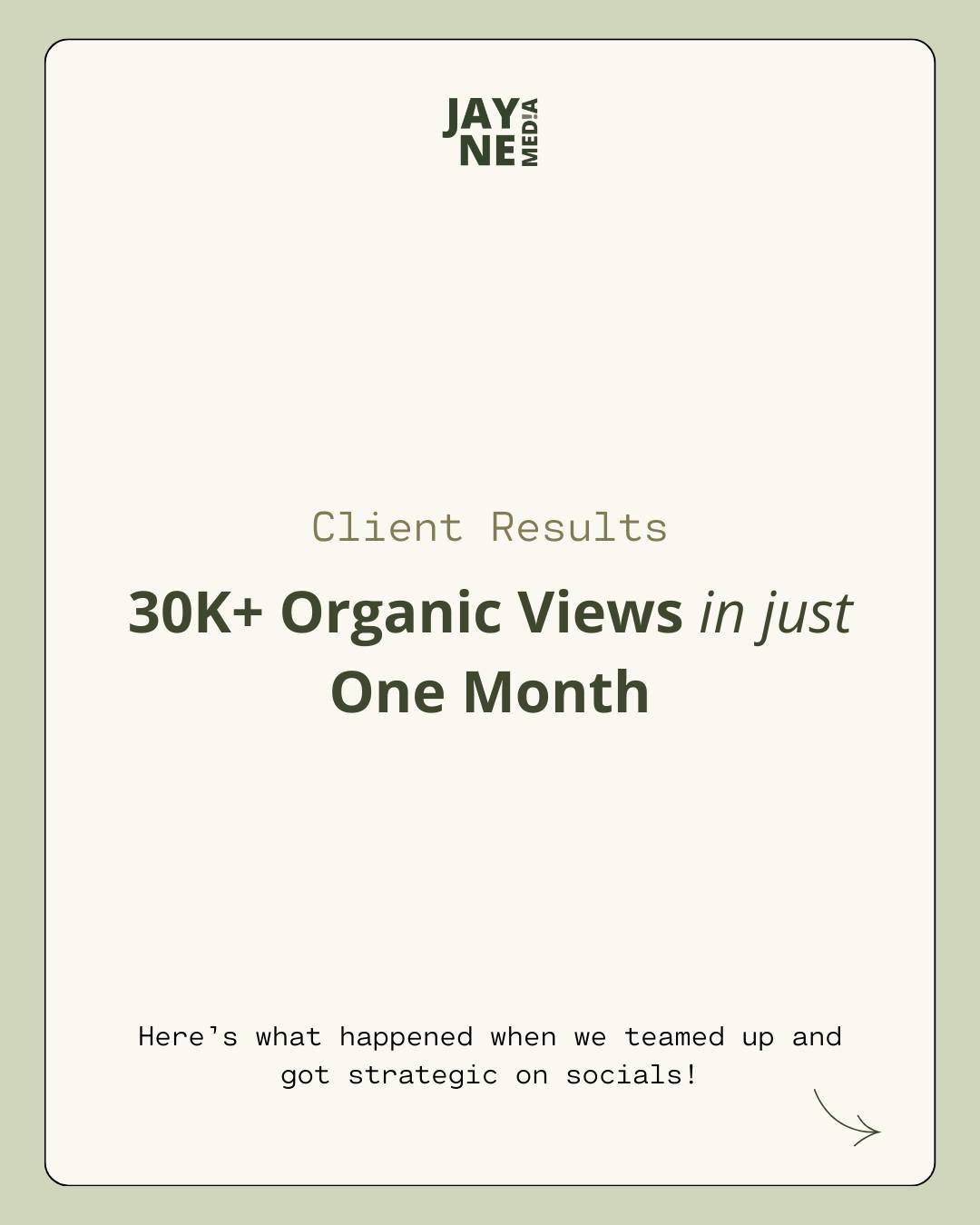 30,000+ organic views in the first month 🔥 

When this client decided to take social media seriously, we built a strategy focused on showing up consistently, building authority, and making content that connects. The result? More reach, more engageme