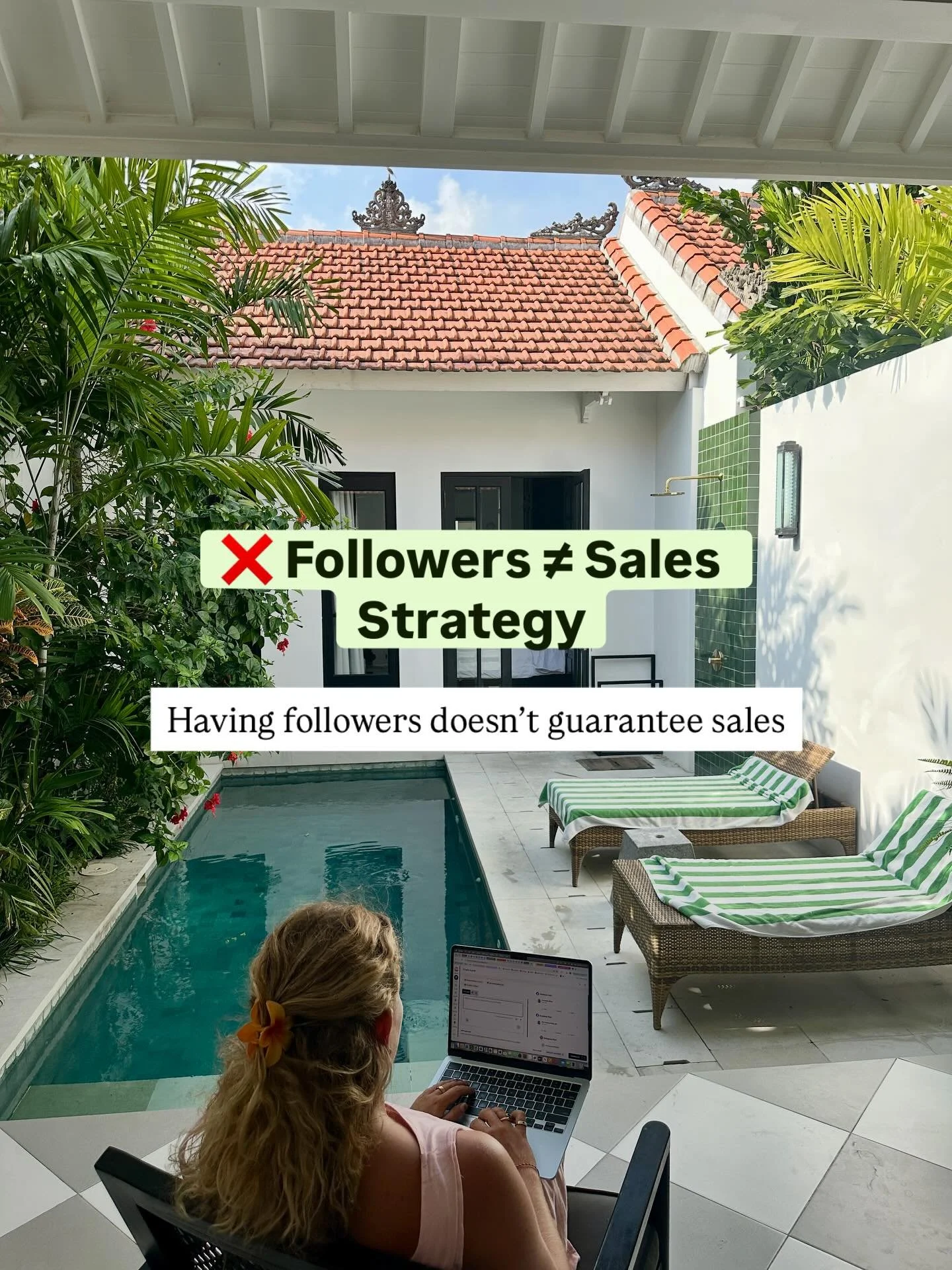 So many business owners start a social media profile, post a few times and think &ldquo;yep, sales will start rolling in.&rdquo;

❌ Absolutely not.
Followers &ne; sales.
Posts &ne; strategy.

You can have thousands of followers and not sell a thing. 