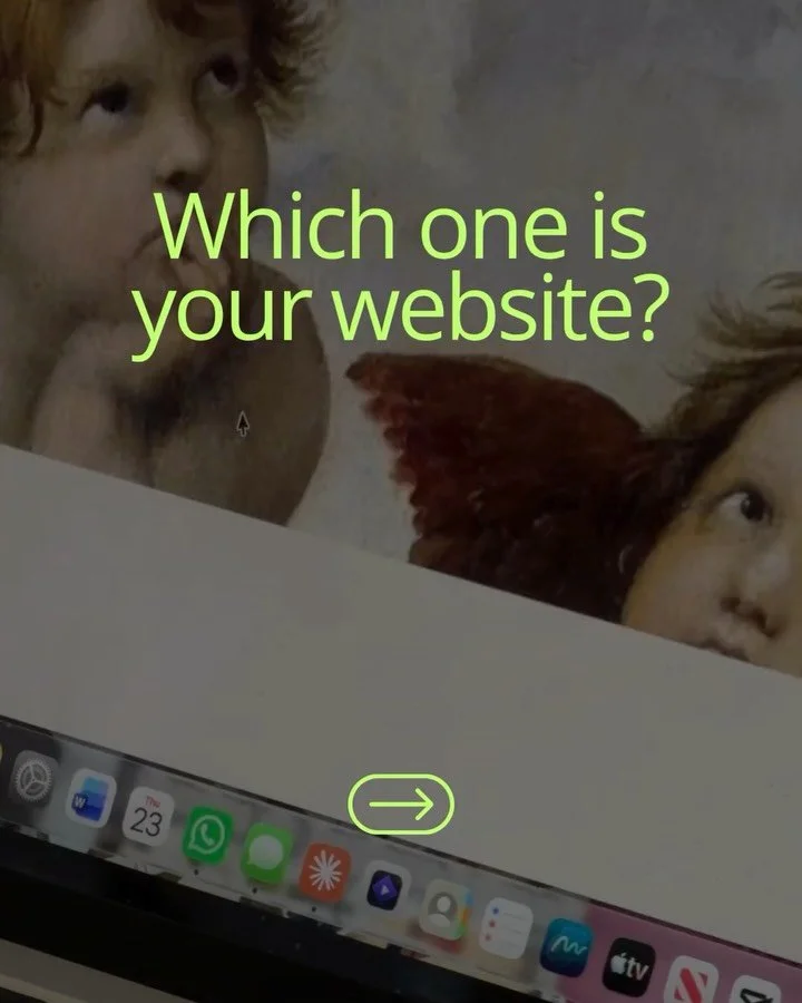 Your website should help people understand your value before you ever get on a call.

When your website is designed for conversion, you stop feeling like you have to constantly prove yourself to potential clients or rely solely on Instagram to carry 