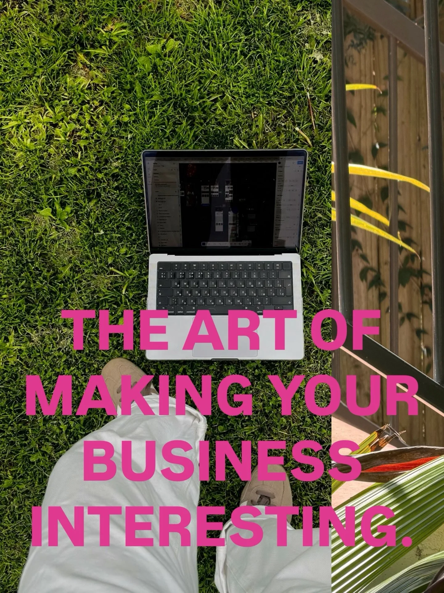 Being professional is no longer enough. Being interesting is your competitive advantage.

Have an opinion. Break a few industry rules. Bring some personality into your work.

Give people a reason to want YOUR business, not just what you sell.

Becaus