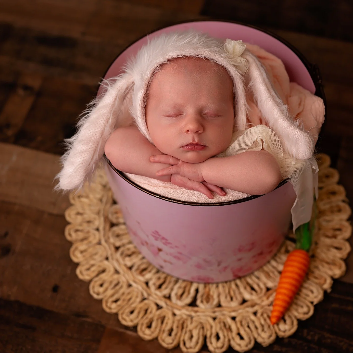 Some bunny is ready to celebrate her very first Easter 💕🐰
And she couldn&rsquo;t be any sweeter in pink.

#FirstEaster
#newborn
#newbornbaby
#newbornphotos
#newbornphotography
#babybunny
#nebraskanewbornphotographer